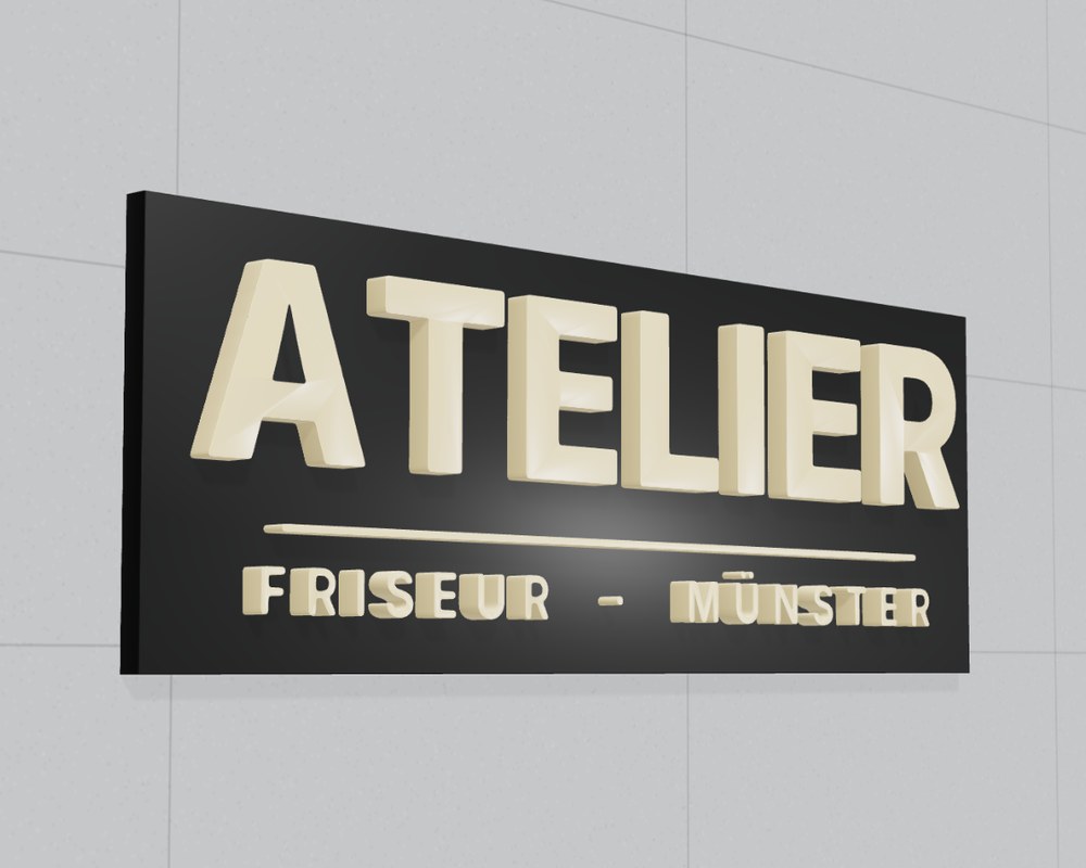 Röhm-Plexiglas – Visualisierung von Visuellewand